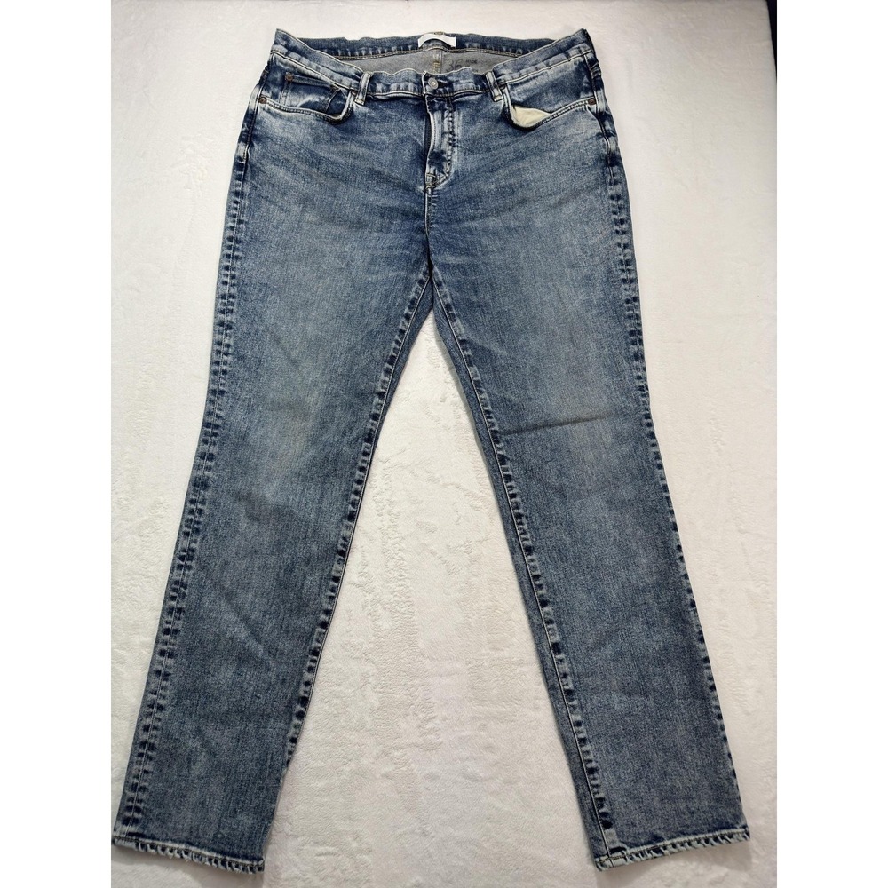 Moussy Vintage Jeans Womens 36 Blue Medium Wash High Rise Straight Stretch Denim